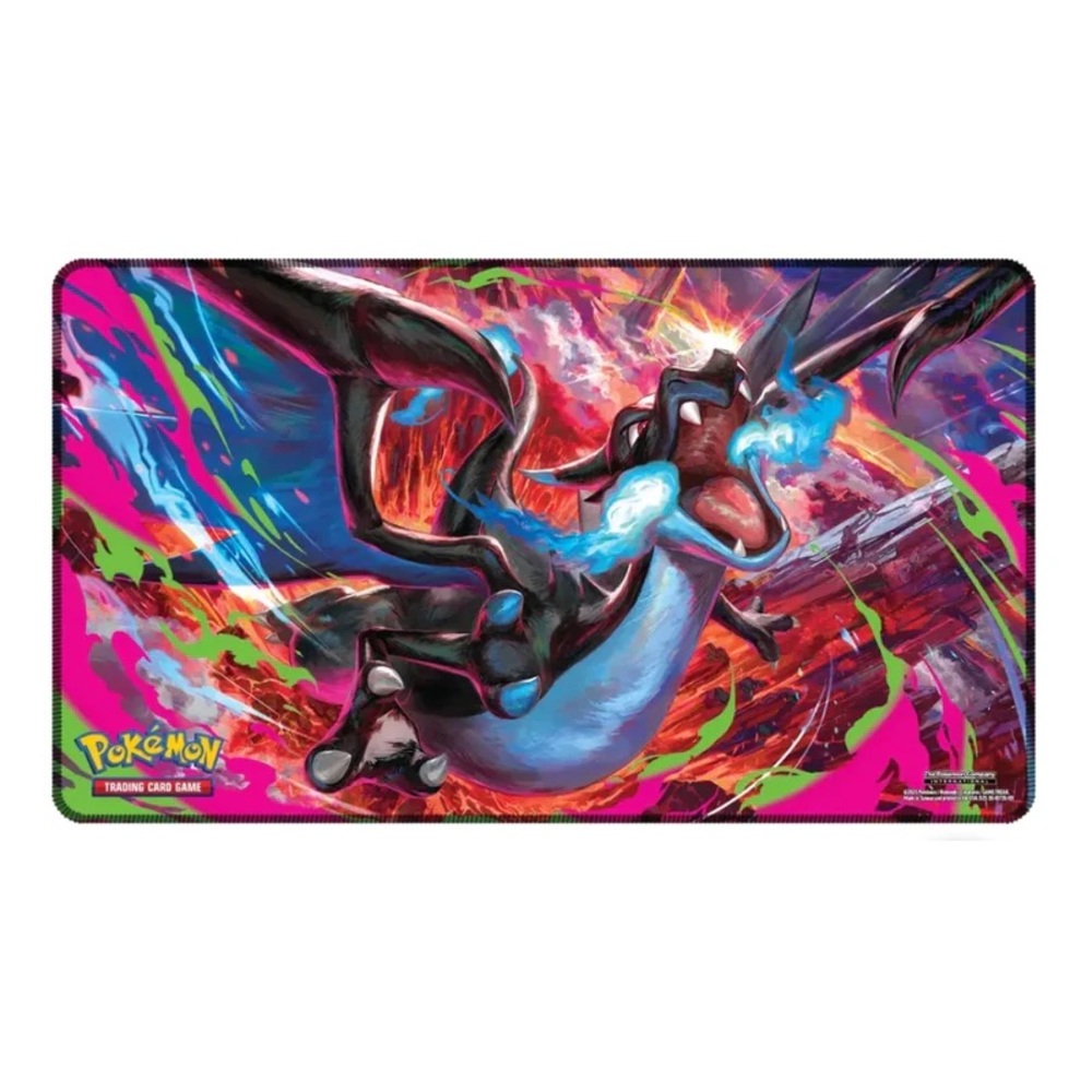 Mega Charizard X Ultra Premium Game Mat + Die